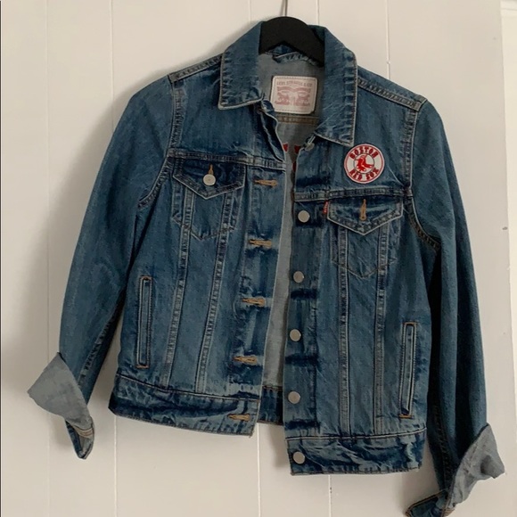 red sox jean jacket